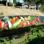 Garden mural